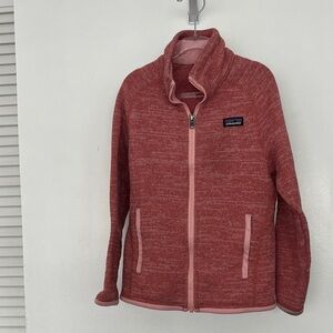 Patagonia Women's Heathered Rose Zip-Up Fleece Jacket
